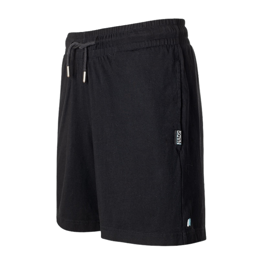Organic Cotton Commando Short in Black